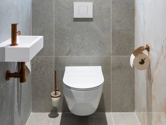 Brugman toilet Limestone