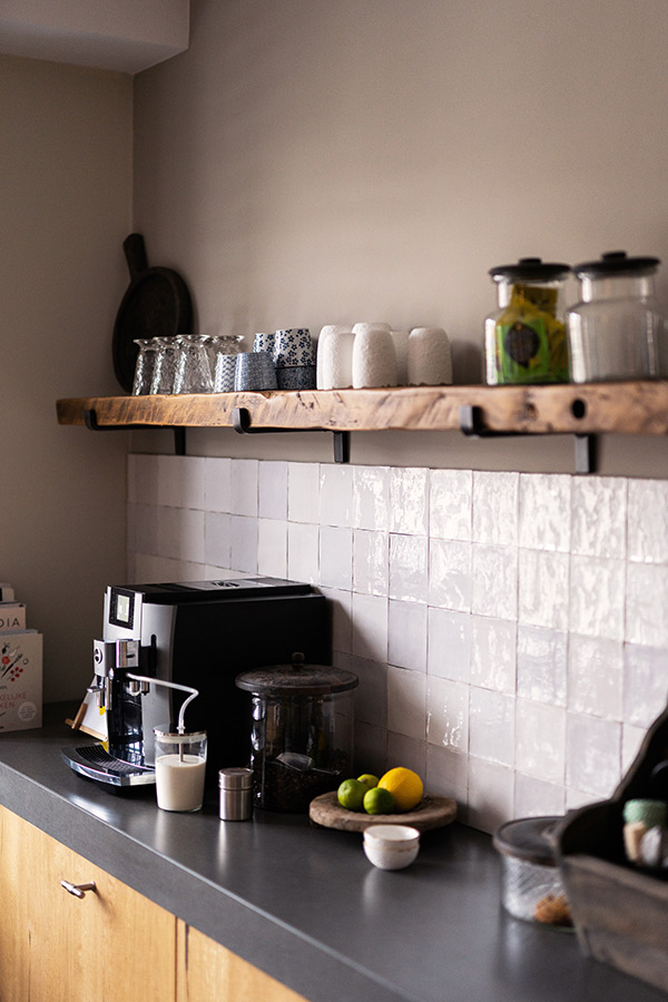 Wandplanken in de keuken