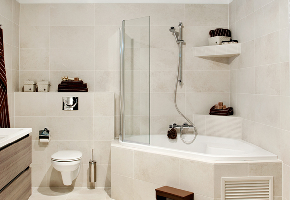 Ontevreden Cater zin Hoe deel je een badkamer in met een bad EN douche? - Brugman