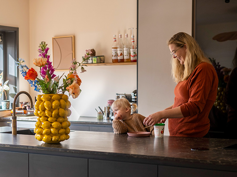 Keuken met kookeiland